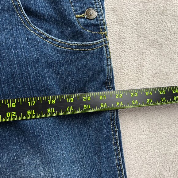 Vintage Planet Motherhood Girls Denim Overalls Large Blue Straight Leg Retro - Picture 7 of 16